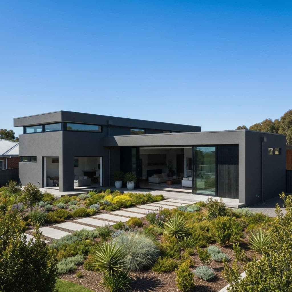 Freshly painted modern home in Melbourne's western suburbs